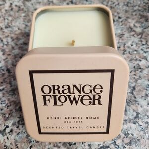 Henri Bendel Home Orange Flower Scented Travel Candle in Tin 4 oz